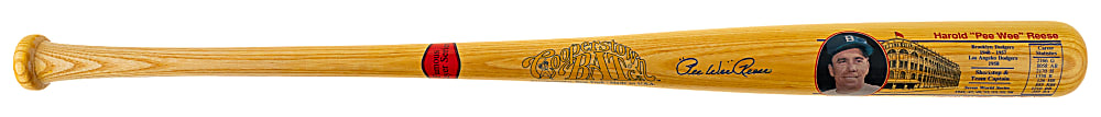 Pee Wee Reese Signed Cooperstown Bat - JSA