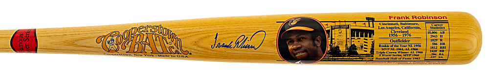 Frank Robinson Signed Cooperstown Bat - JSA