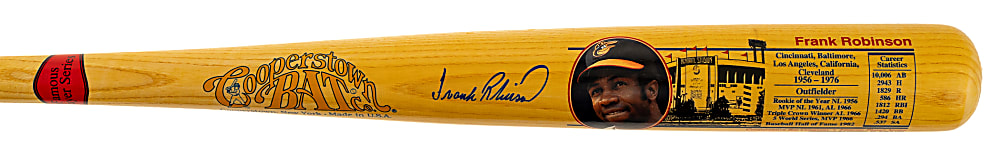 Frank Robinson Signed Cooperstown Bat - JSA