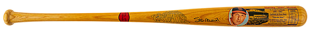 Stan Musial Signed Cooperstown Bat - JSA