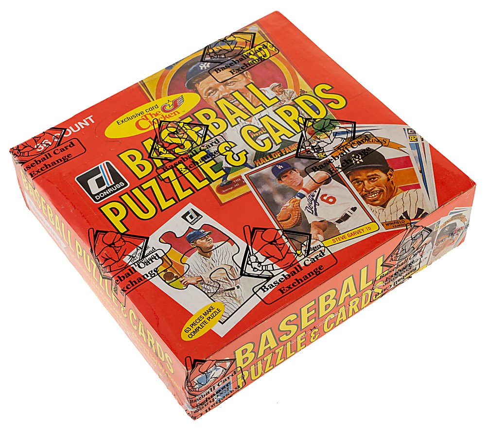 1982 Donruss Unopened Wax Box (36 Packs) - BBCE