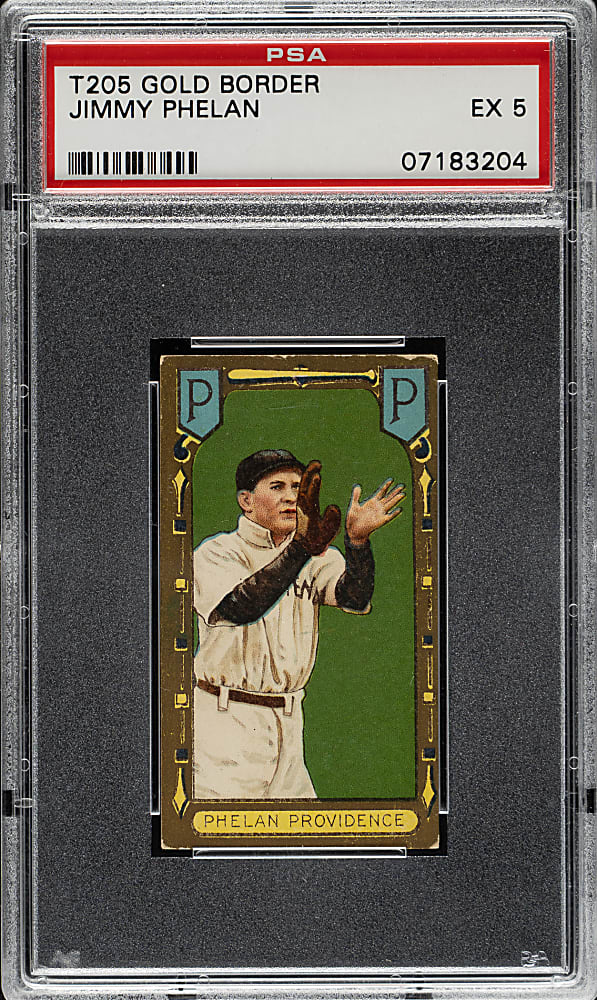 1911 T205 Gold Border Jimmy Phelan Minor Leaguer PSA EX 5