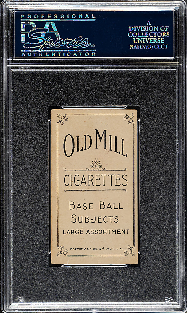 1909-1911 T206 White Border Sherry Magee with Bat PSA VG-EX+ 4.5 - Old Mill Back