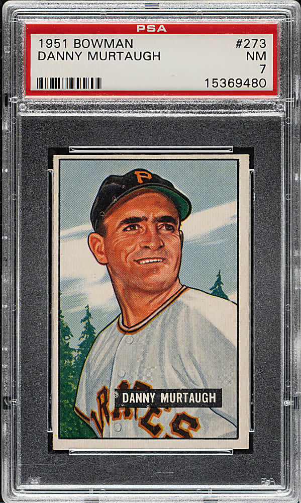 1951 Bowman #273 Danny Murtaugh PSA NM 7
