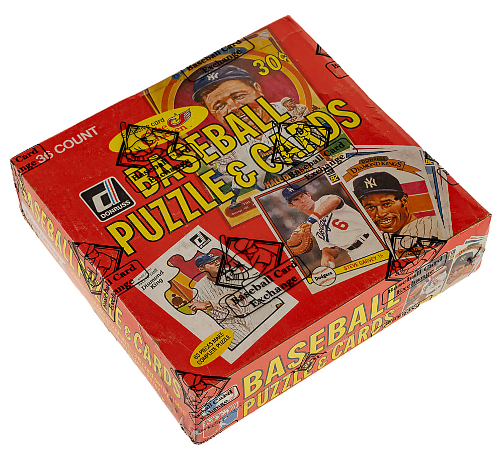 1982 Donruss Unopened Wax Box (36 Packs) - BBCE