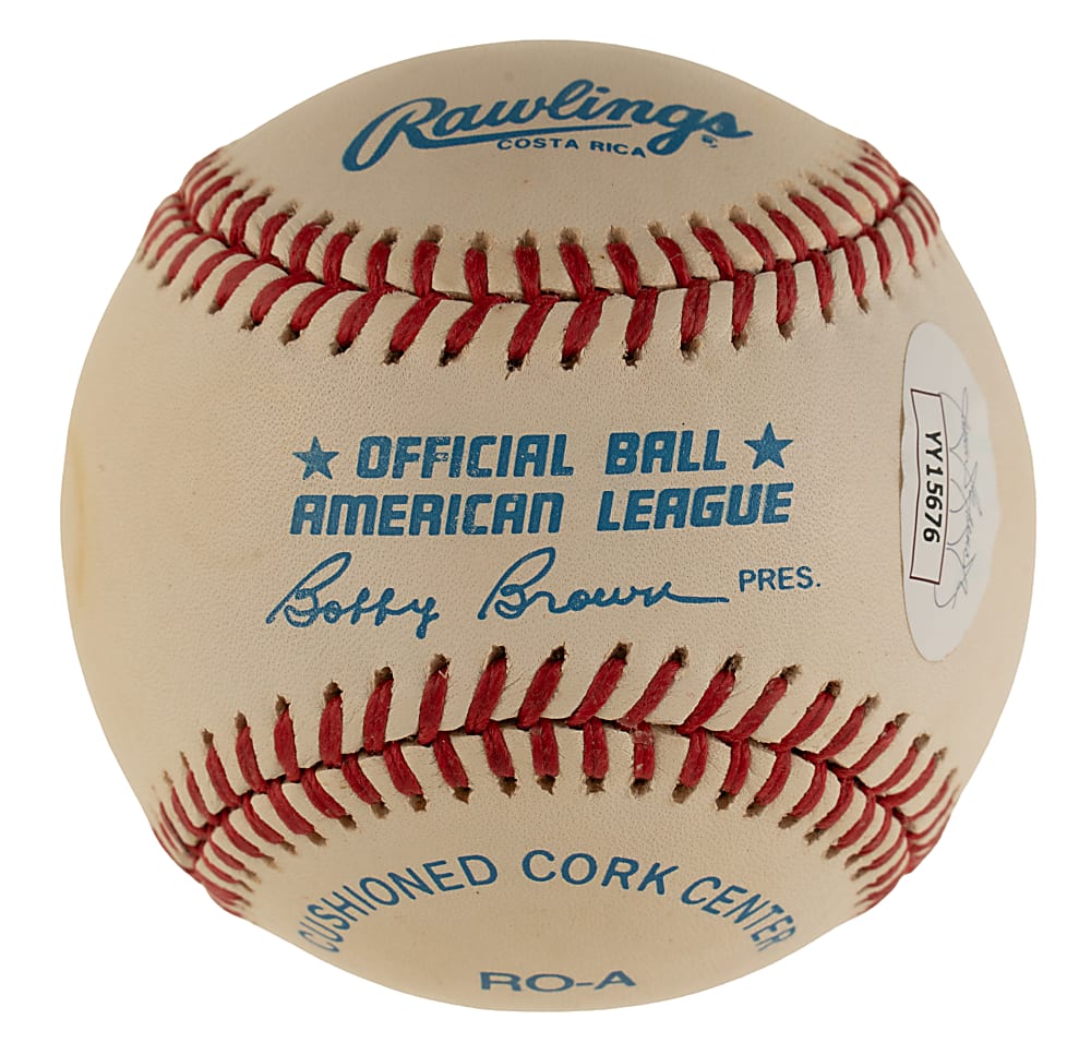 Ted Williams Single-Signed Baseball - JSA