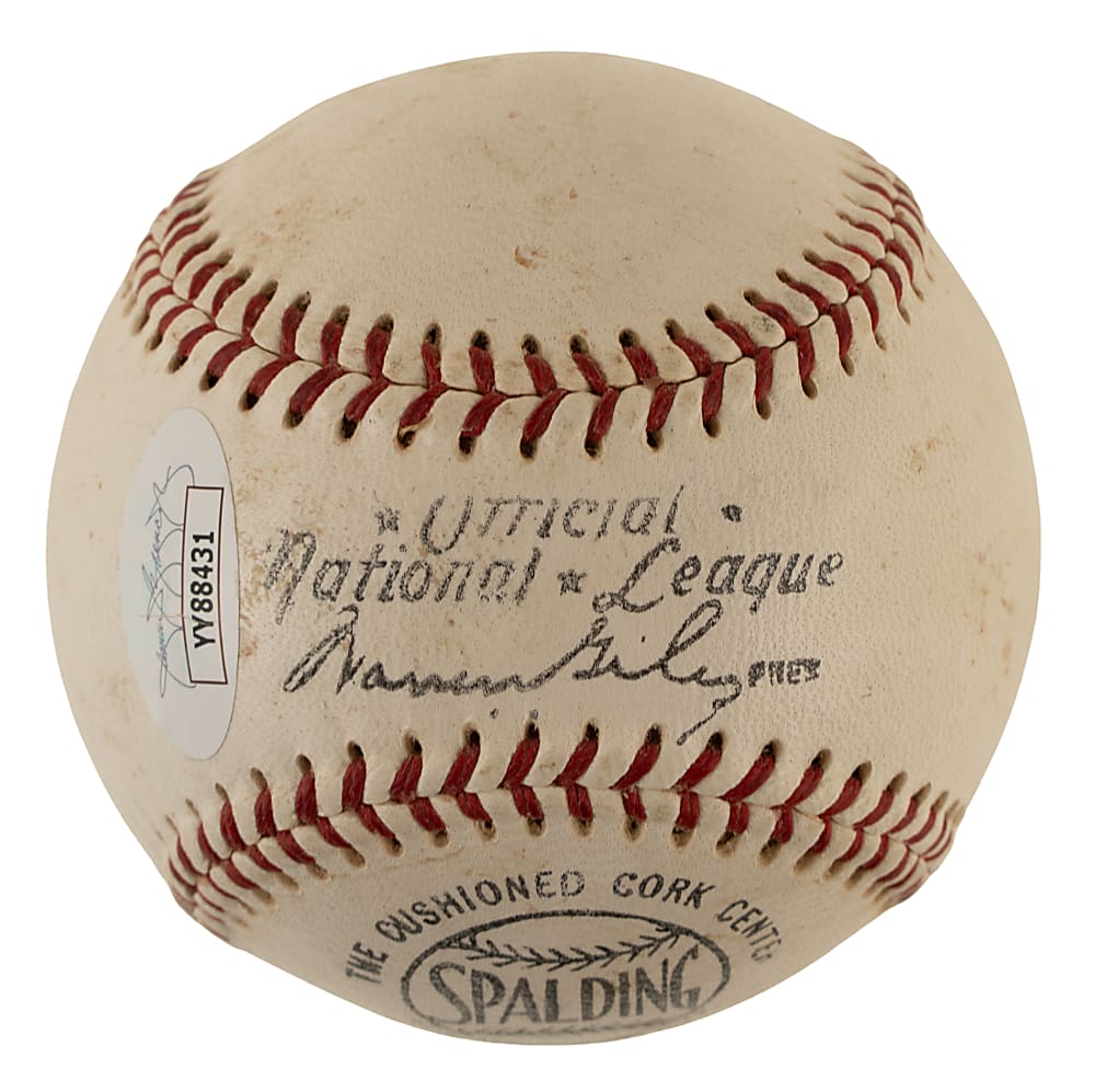 Willie Mays Single-Signed Baseball - JSA
