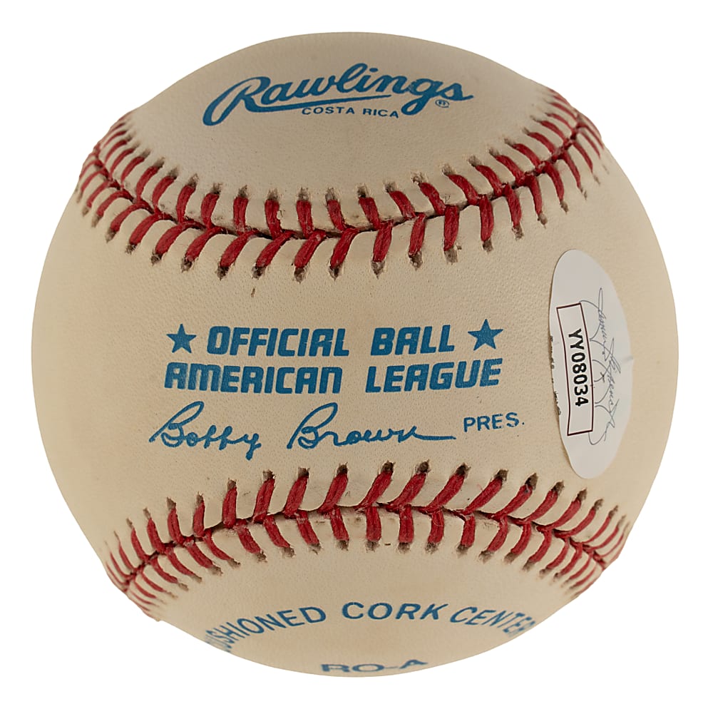 Mickey Mantle Single-Signed Baseball - JSA