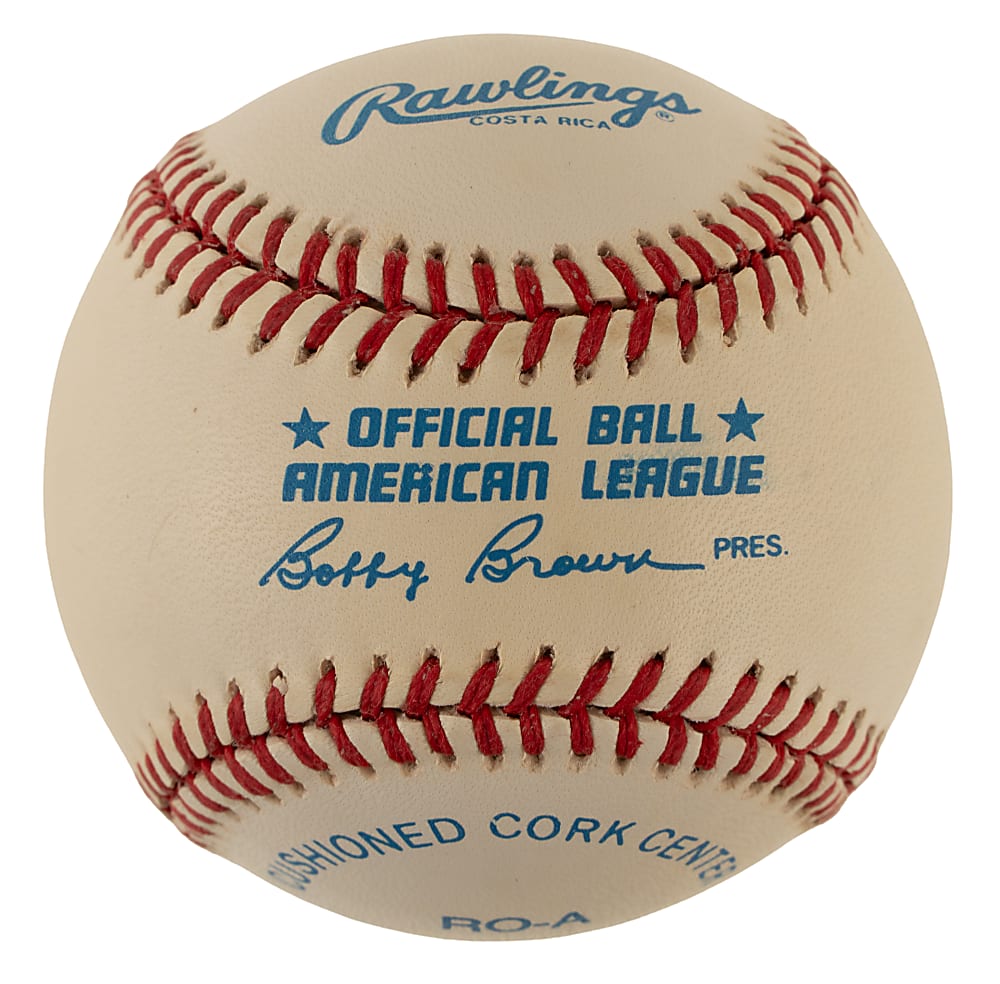 Mickey Mantle Single-Signed Baseball - JSA
