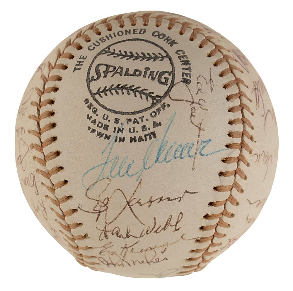 1975 New York Mets Team-Signed Baseball with Tom Seaver and Joe Torre - PSA/DNA