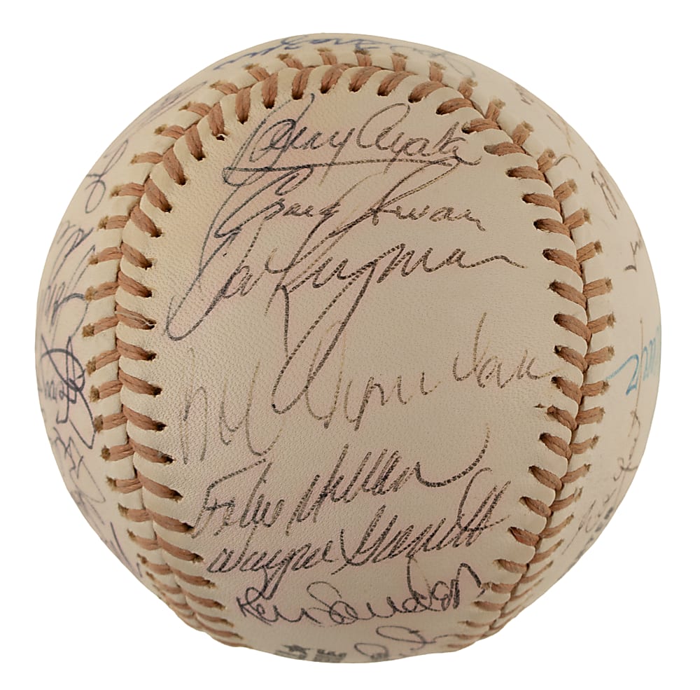1975 New York Mets Team-Signed Baseball with Tom Seaver and Joe Torre - PSA/DNA