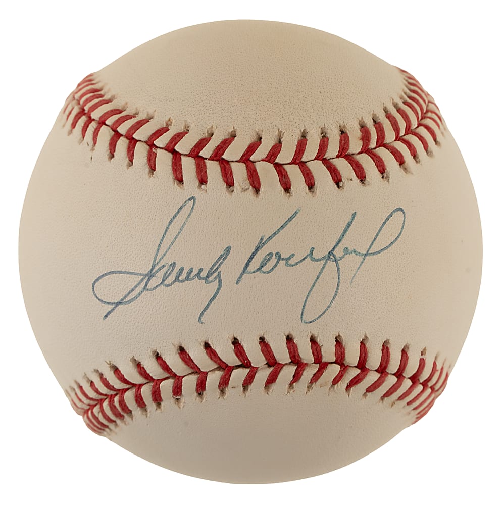 Sandy Koufax Single-Signed Baseball - JSA