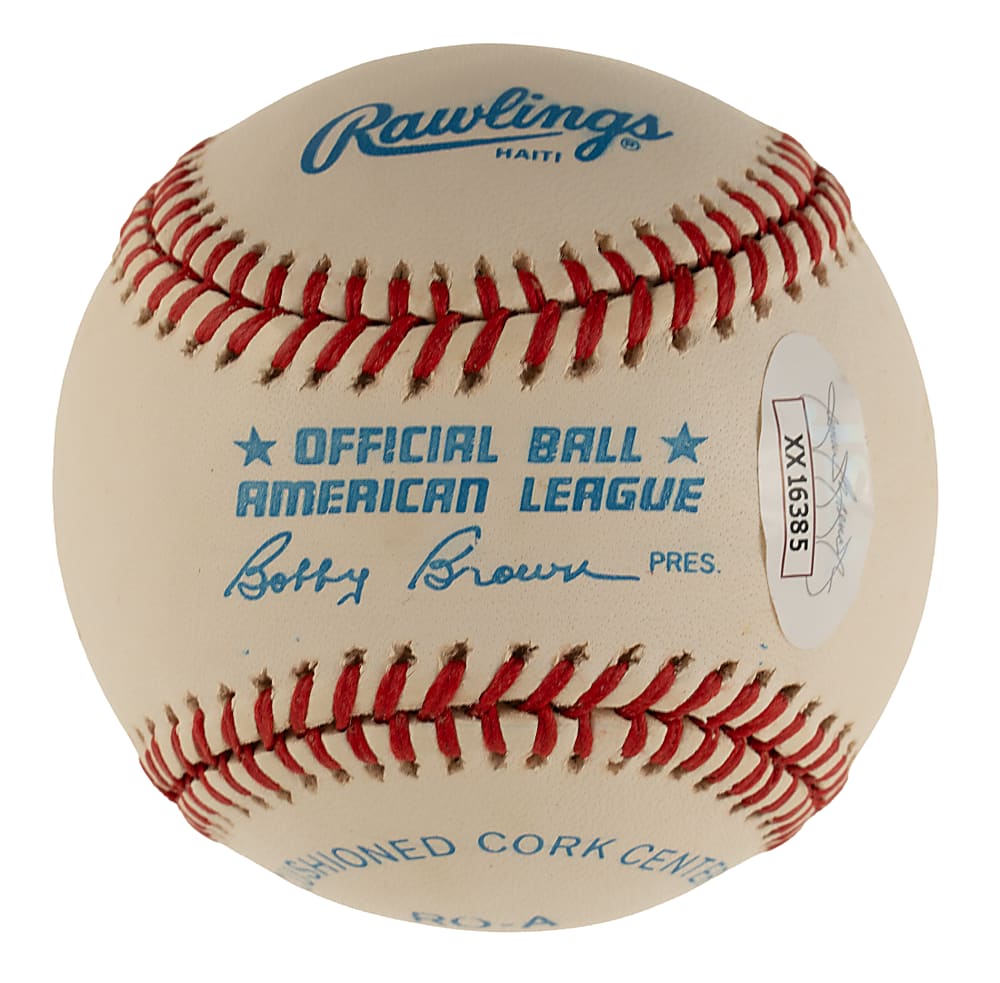 Joe DiMaggio Single-Signed Baseball with "5" Inscription - JSA
