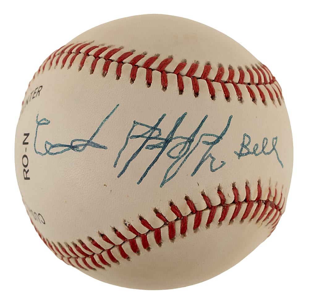 James "Cool Papa" Bell Single-Signed Baseball - PSA/DNA