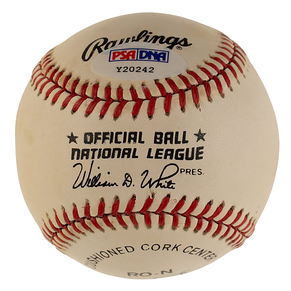 James "Cool Papa" Bell Single-Signed Baseball - PSA/DNA