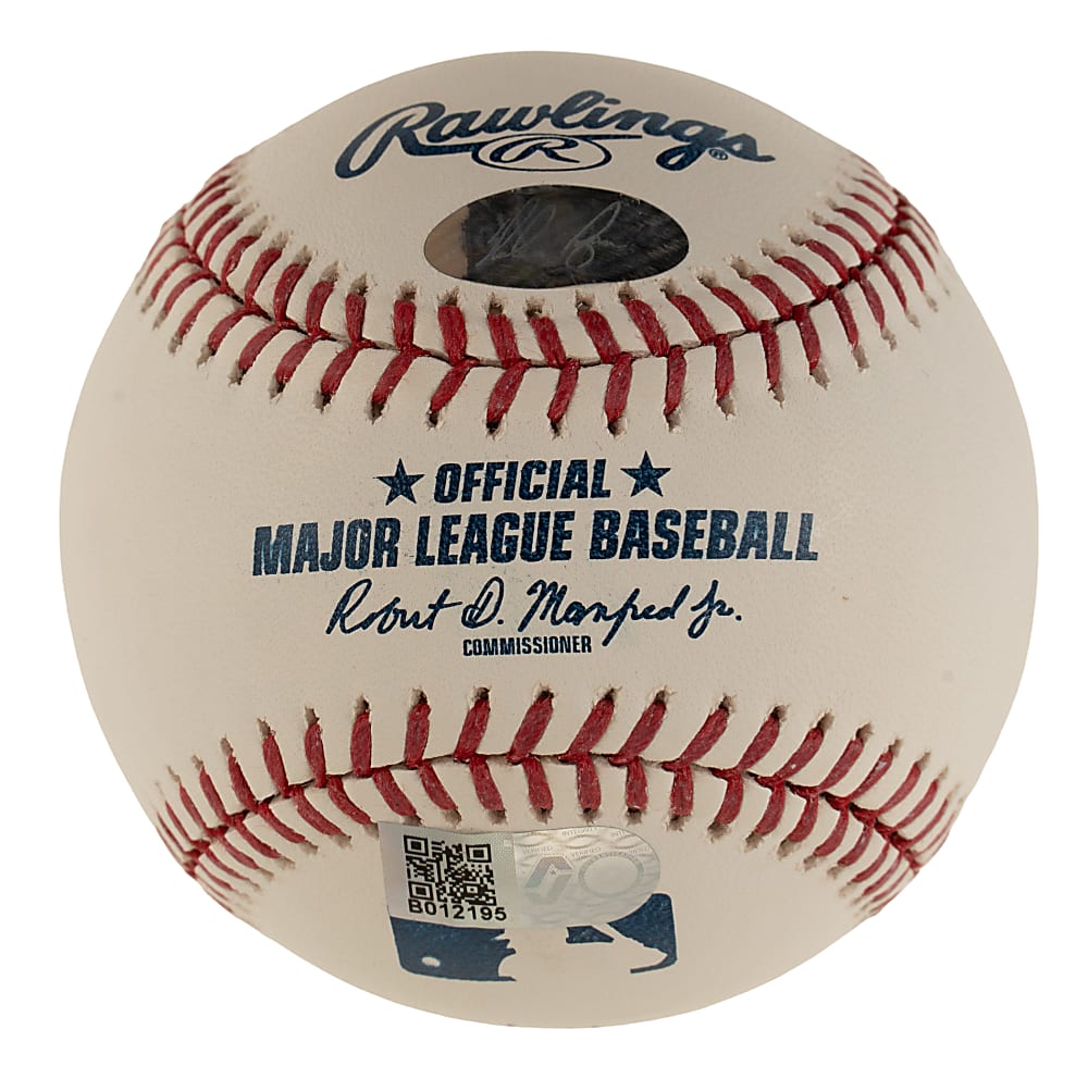 Nolan Ryan Single-Signed Baseball with Multiple Inscriptions - JSA