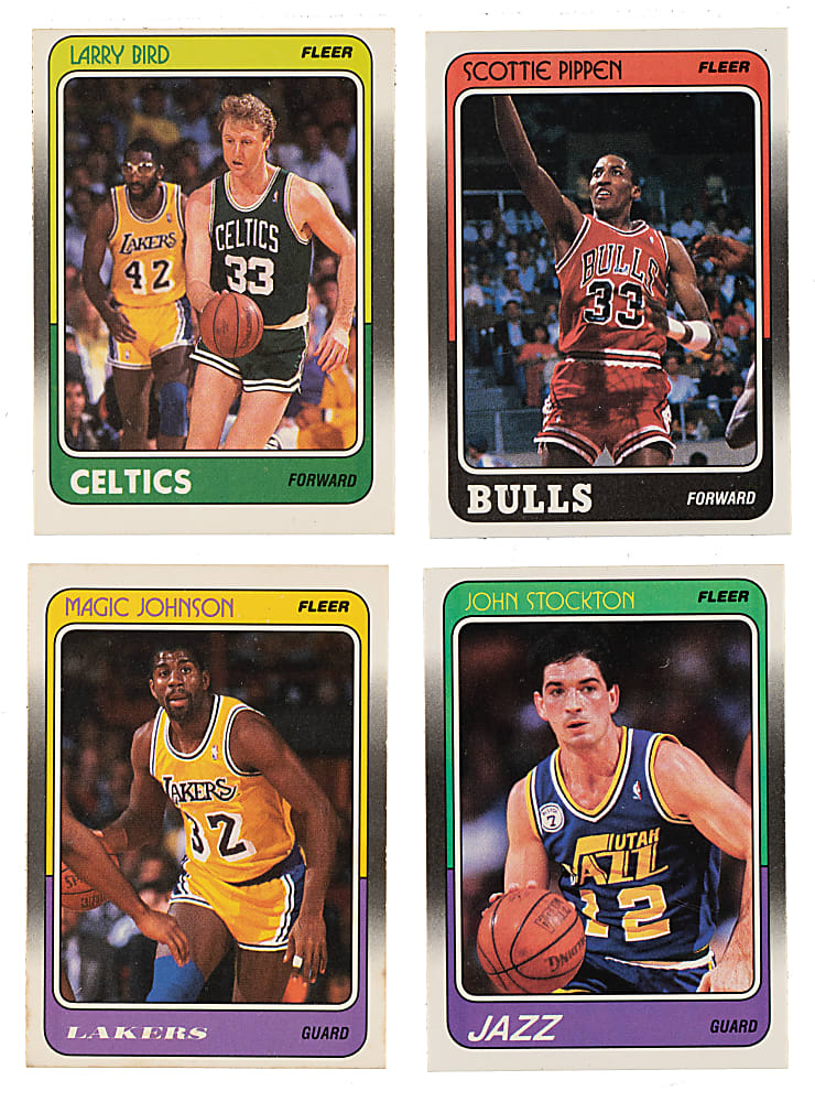 1988-1989 Fleer Basketball Complete Set (132)
