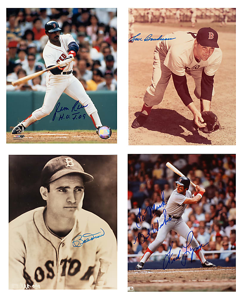 1950s to 1980s Boston Red Sox Signed Photograph Collection (53)