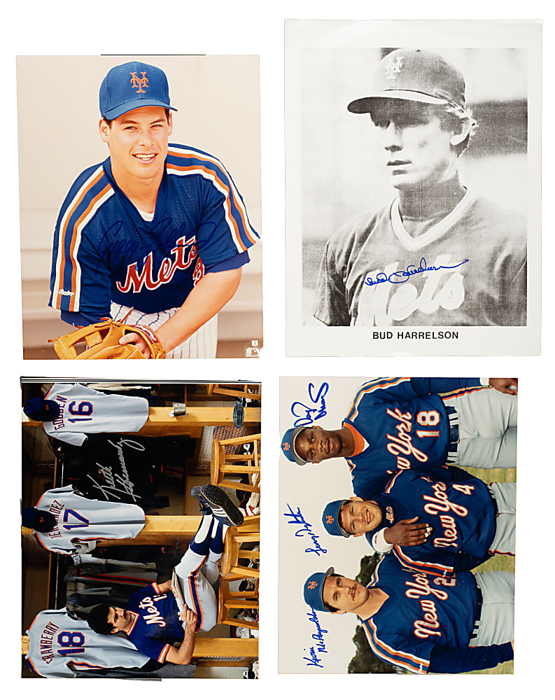1960s to 2000s New York Mets Signed Photograph Collection (35)