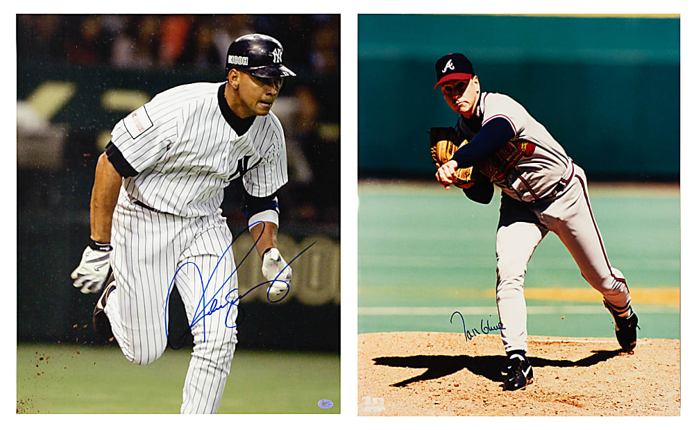 Hall of Famers and Stars Signed Large-Format Photograph Collection (8)