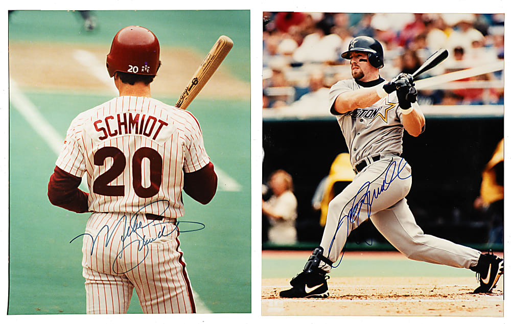 Hall of Famers and Stars Signed Large-Format Photograph Collection (8)