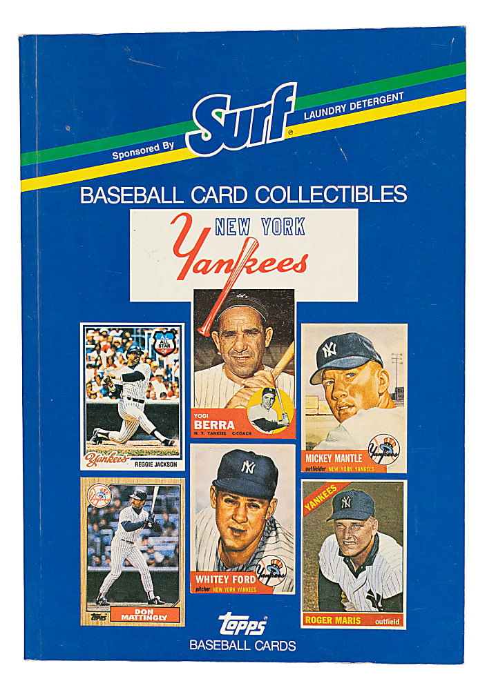 "Topps Baseball Cards: New York Yankees, 1952-1988" Multi-Signed Softcover Book (69 Signatures)