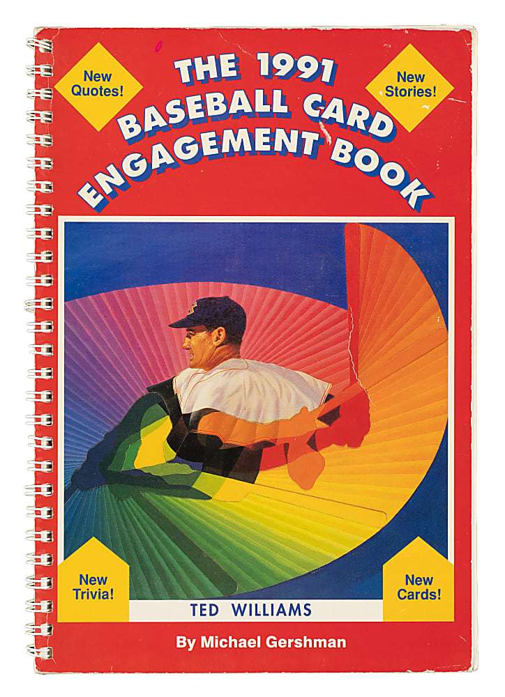 1991 "Baseball Card Engagement Book" Multi-Signed with 53 Signatures