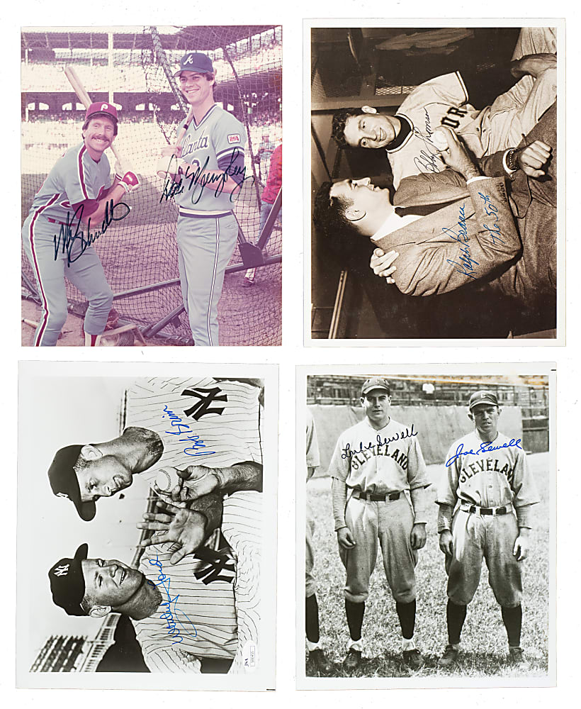 Hall of Fame and Superstar Dual-Signed 8 x 10 Photograph Collection (29)