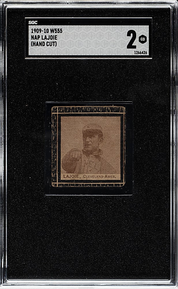 1909-1910 W555 Nap Lajoie SGC GOOD 2