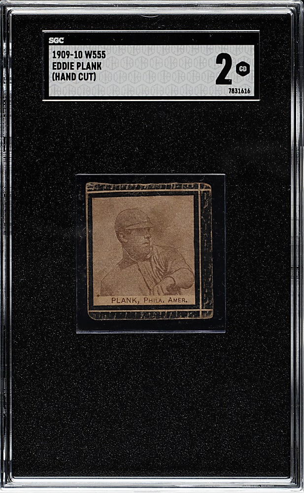 1909-1910 W555 Eddie Plank SGC GOOD 2
