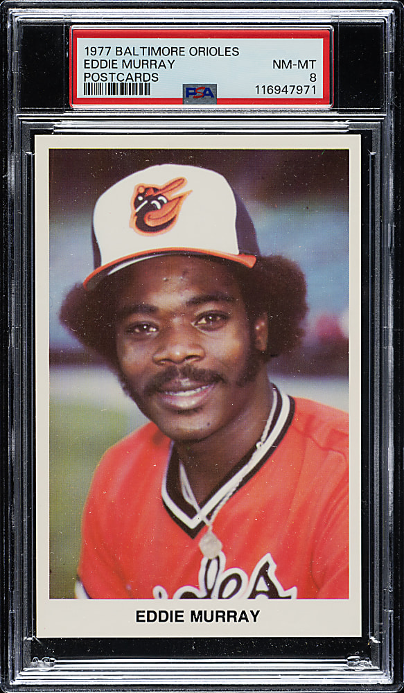 1977 Baltimore Orioles Team Issue Eddie Murray PSA NM-MT 8