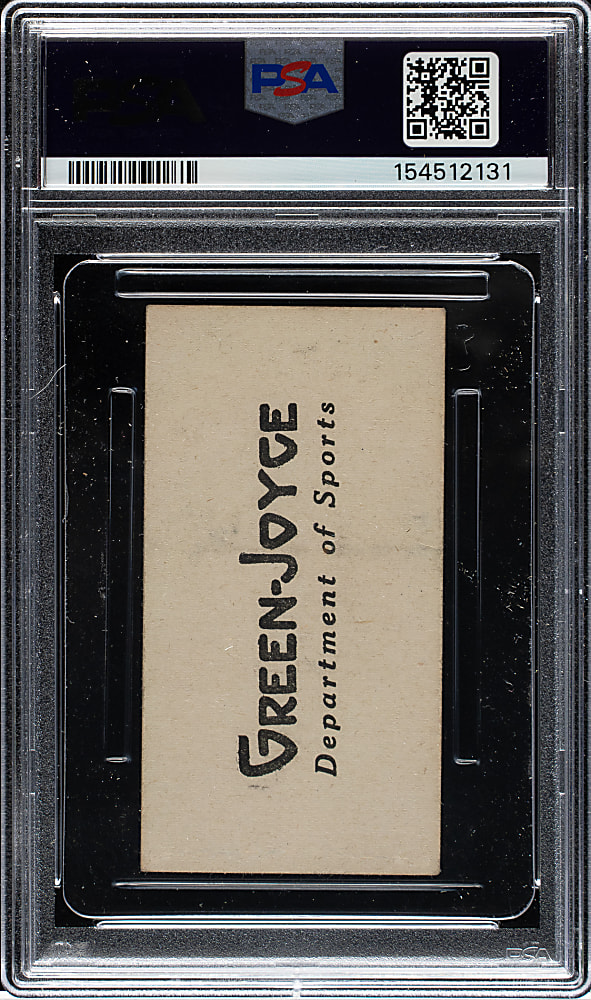 1916 M101-4 Green Joyce #13 Chief Bender PSA Authentic