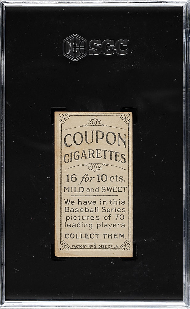 1919 T213 Coupon Cigarettes (Type 3) Sherry Magee SGC VG 3