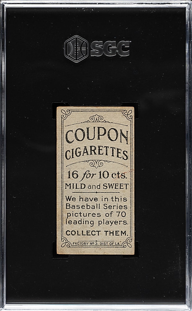 1919 T213 Coupon Cigarettes (Type 3) Dick Rudolph SGC GOOD 2