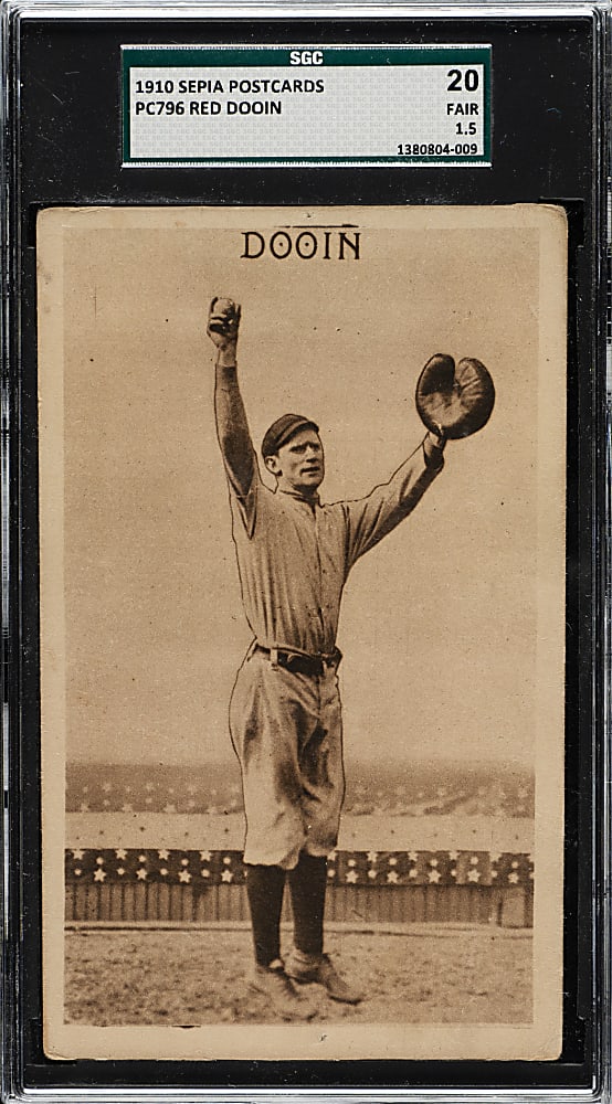 1910 PC796 Sepia Postcards Red Dooin SGC FAIR 20
