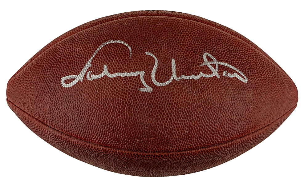 Johnny Unitas Signed Wilson Football - JSA