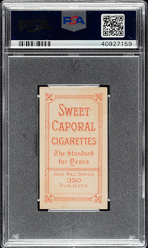 1909-1911 T206 White Border Roy Brashear PSA EX-MT 6