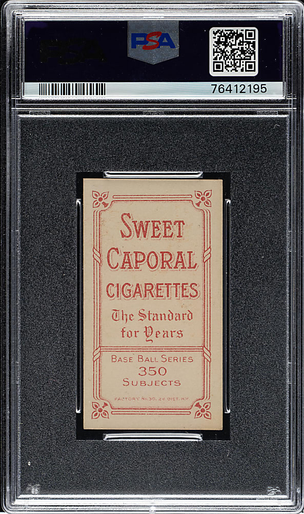 1909-1911 T206 White Border Kitty Bransfield PSA EX-MT 6