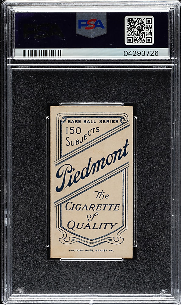 1909-1911 T206 White Border Jim Delehanty PSA EX-MT 6