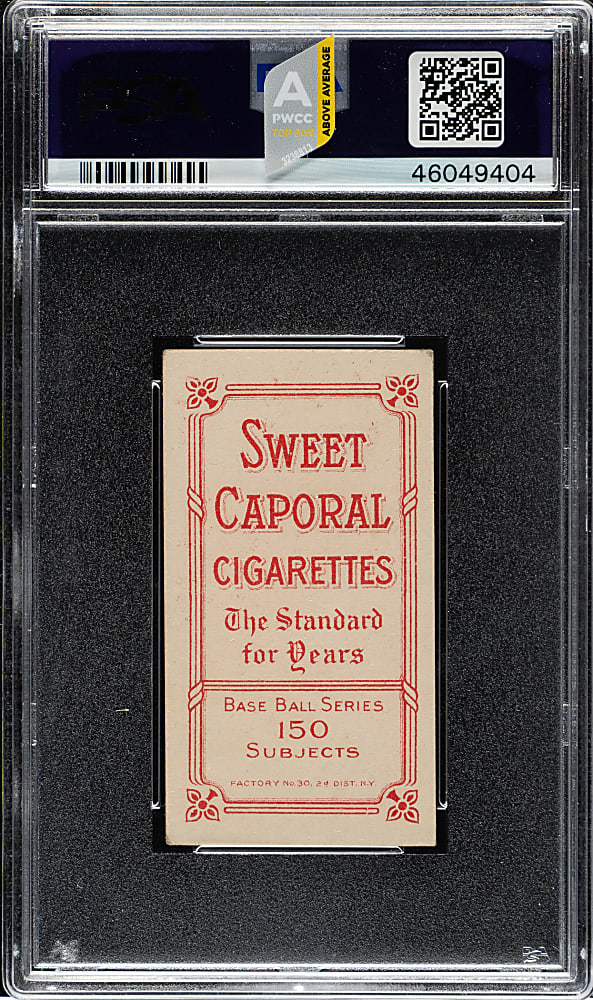 1909-1911 T206 White Border Al Bridwell Portrait No Cap PSA EX+ 5.5
