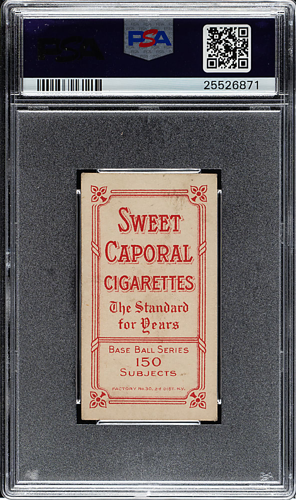 1909-1911 T206 White Border George Brown Chicago PSA EX+ 5.5