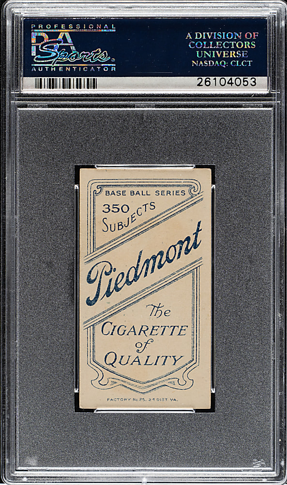 1909-1911 T206 White Border John Titus PSA EX+ 5.5