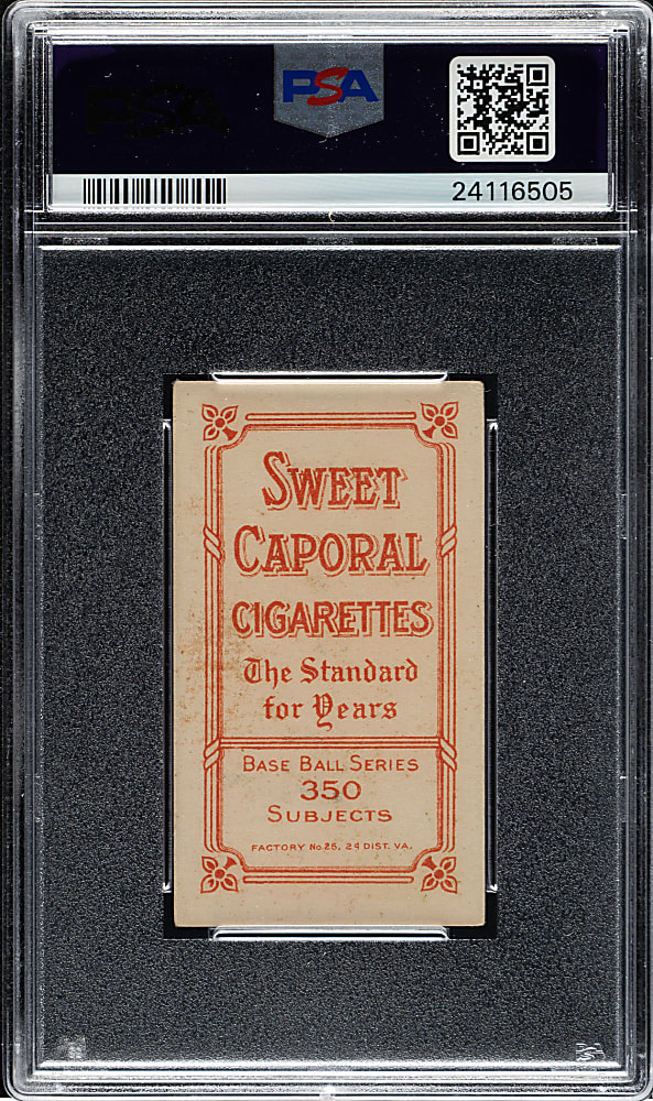 1909-1911 T206 White Border George Mullin with Bat PSA VG-EX+ 4.5