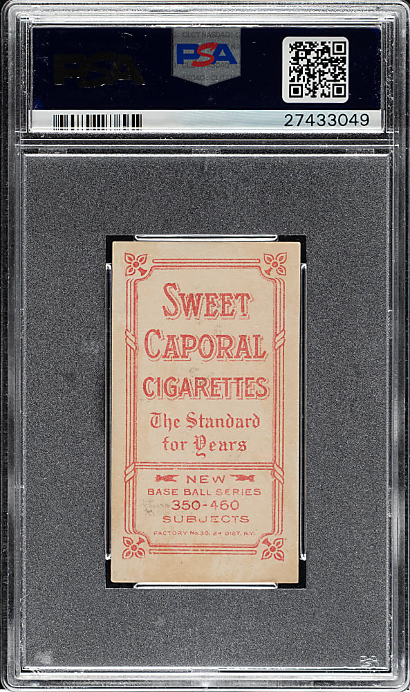 1909-1911 T206 White Border Ed Abbaticchio Blue Sleeves PSA VG-EX 4