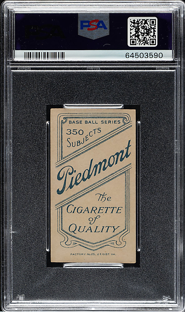 1909-1911 T206 White Border Chief Bender Pitching, Trees in Background PSA VG-EX 4