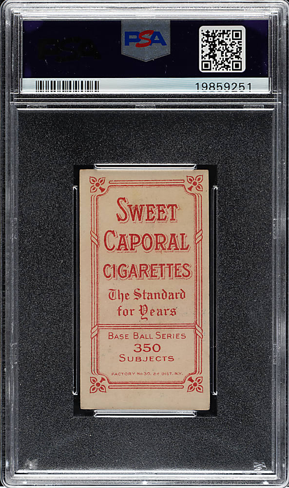 1909-1911 T206 White Border Bill Burns PSA EX 5