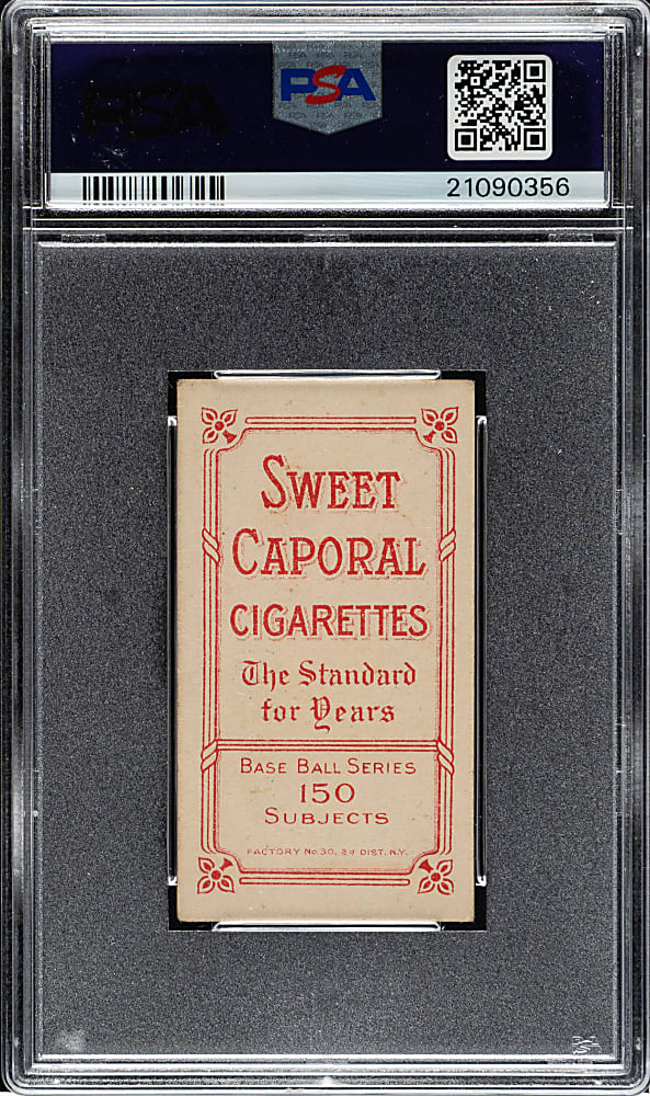1909-1911 T206 White Border Red Dooin PSA EX 5