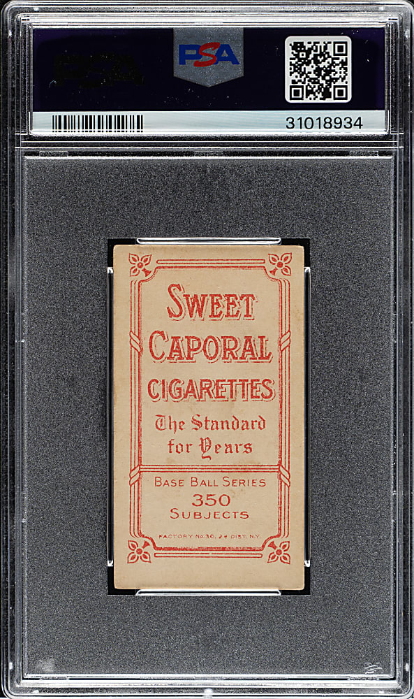1909-1911 T206 White Border Ted Easterly PSA EX 5