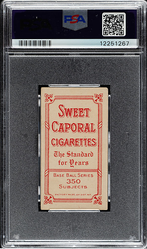 1909-1911 T206 White Border Bob Groom PSA EX 5
