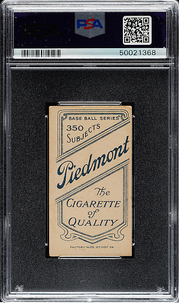 1909-1911 T206 White Border Del Howard PSA EX 5